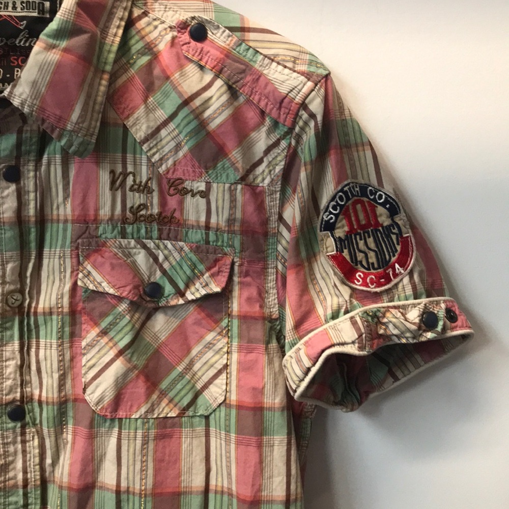 Scotch & Soda short sleeve button down - Picture 4 of 4